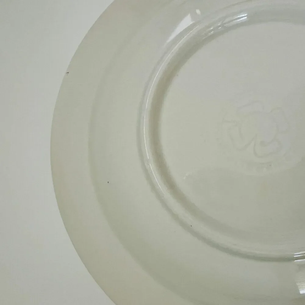 QUADRIFOGLIO Ceramic Raised Edges Decorative Rim Soup Pasta Bowl, Set of 4